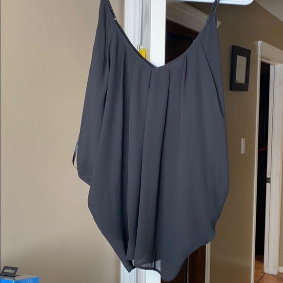 Naked Zebra Tops - Flowy black cami/tank